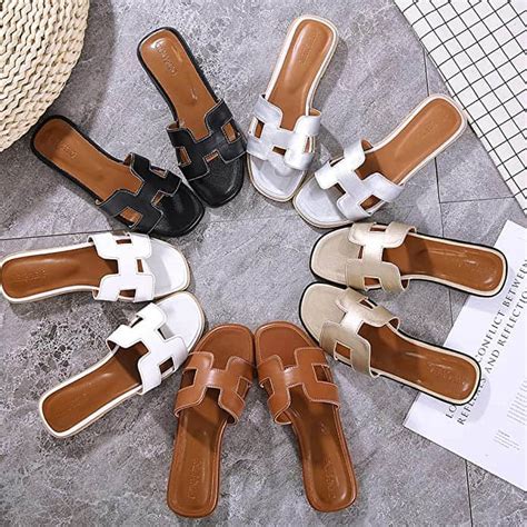 hermes sandals shein|best hermes dupe sandals.